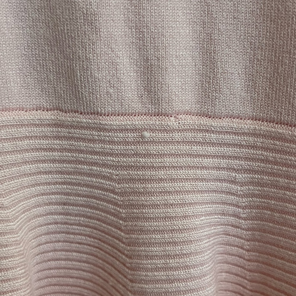 7th Avenue Design Studio by New York & Company Pink Peplum Sweater Size M - Picture 4 of 5